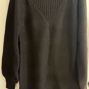 Black sweater dress